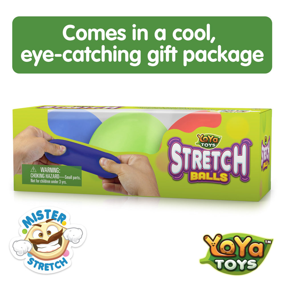 YoYa Toys las tres pelotas en colores distintos para opciones sensoriales