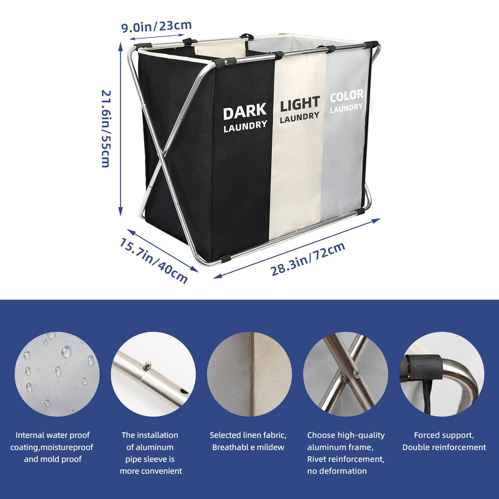 YUELAN detalle de tela impermeable que facilita limpieza y durabilidad