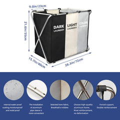 YUELAN detalle de tela impermeable que facilita limpieza y durabilidad