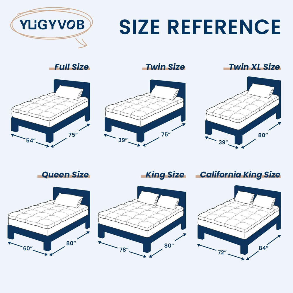 YUGYVOB topper en dormitorio mostrando estilo y renovación de cama