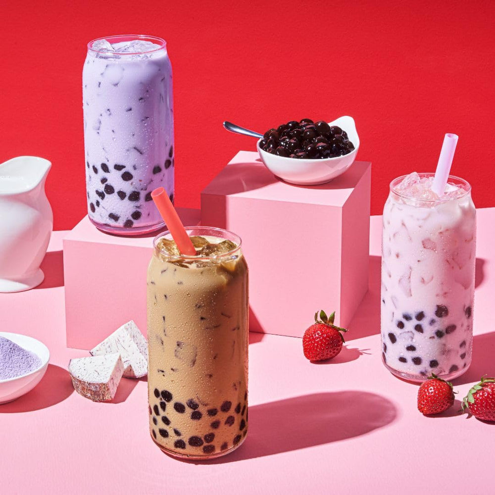 YULU FOODS sobres de milk tea dispuestos para preparar variedad rápida