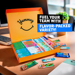 Yummey barra dentro de mochila ideal para snacks en movimiento