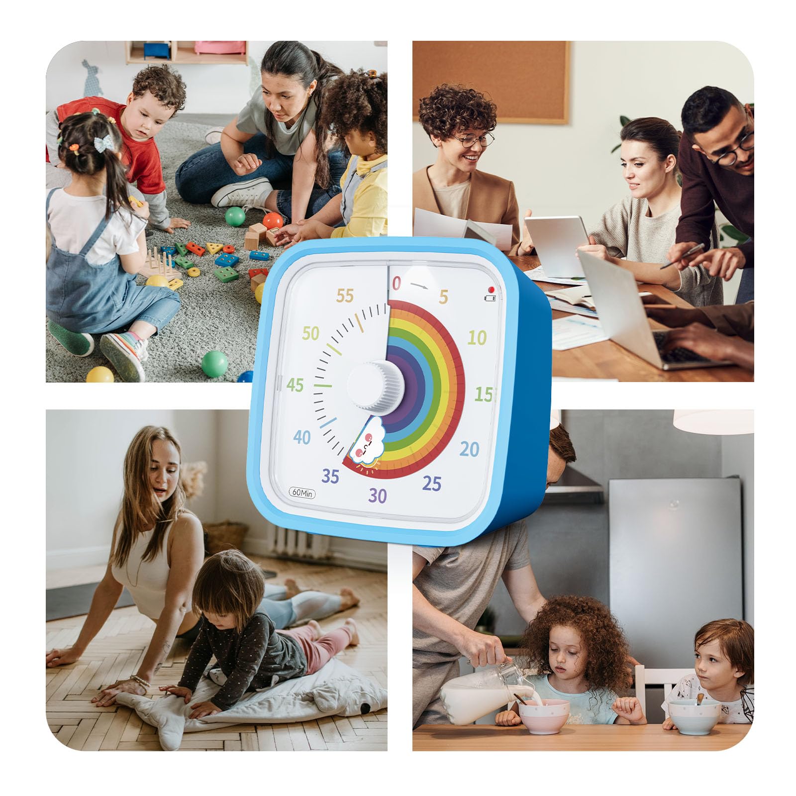 Yunbaoit junto a mano para comparar tamaño y mostrar manejo cómodo