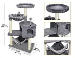 YUNIQUE poste de sisal resistente para afilar uñas y jugar