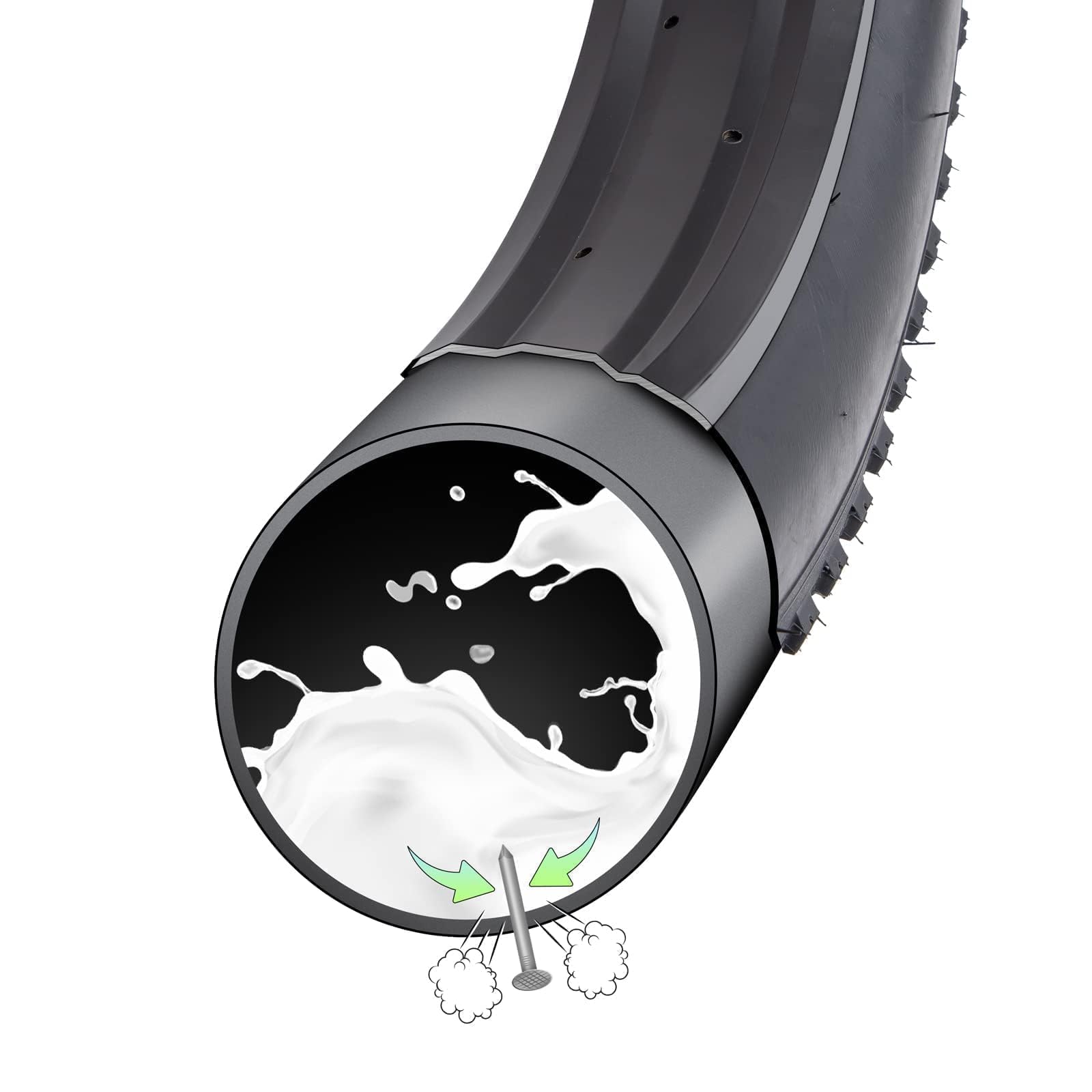 YunSCM primer plano de la válvula Schrader 32 mm facilita inflado rápido