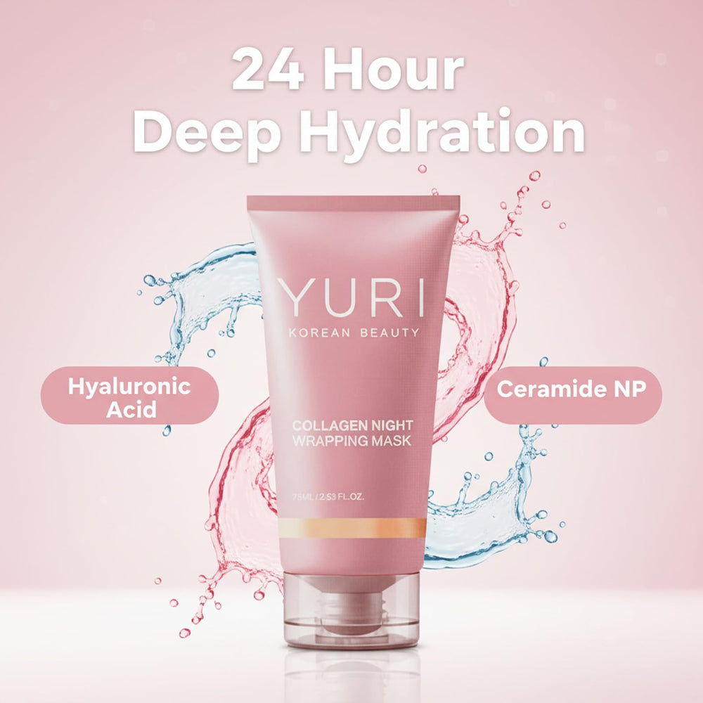 YURI BEAUTY etiqueta con lista de ingredientes, confianza y transparencia