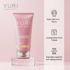 YURI BEAUTY textura cremosa en cuchara, hidratación profunda visible