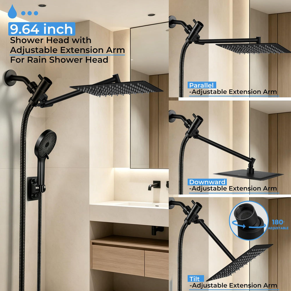 Yurnomy brazo extensible 11" de latón ajustable para distancia