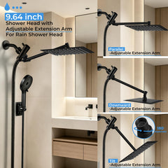 Yurnomy brazo extensible 11" de latón ajustable para distancia