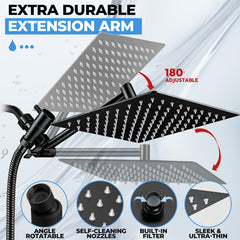 Yurnomy rociador manual en mano para control y enjuague dirigido
