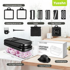 Yusshn detalle de cuchillas de acero inoxidable, corte preciso