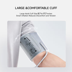 yuwell brazalete acolchado de gran tamaño para mediciones cómodas