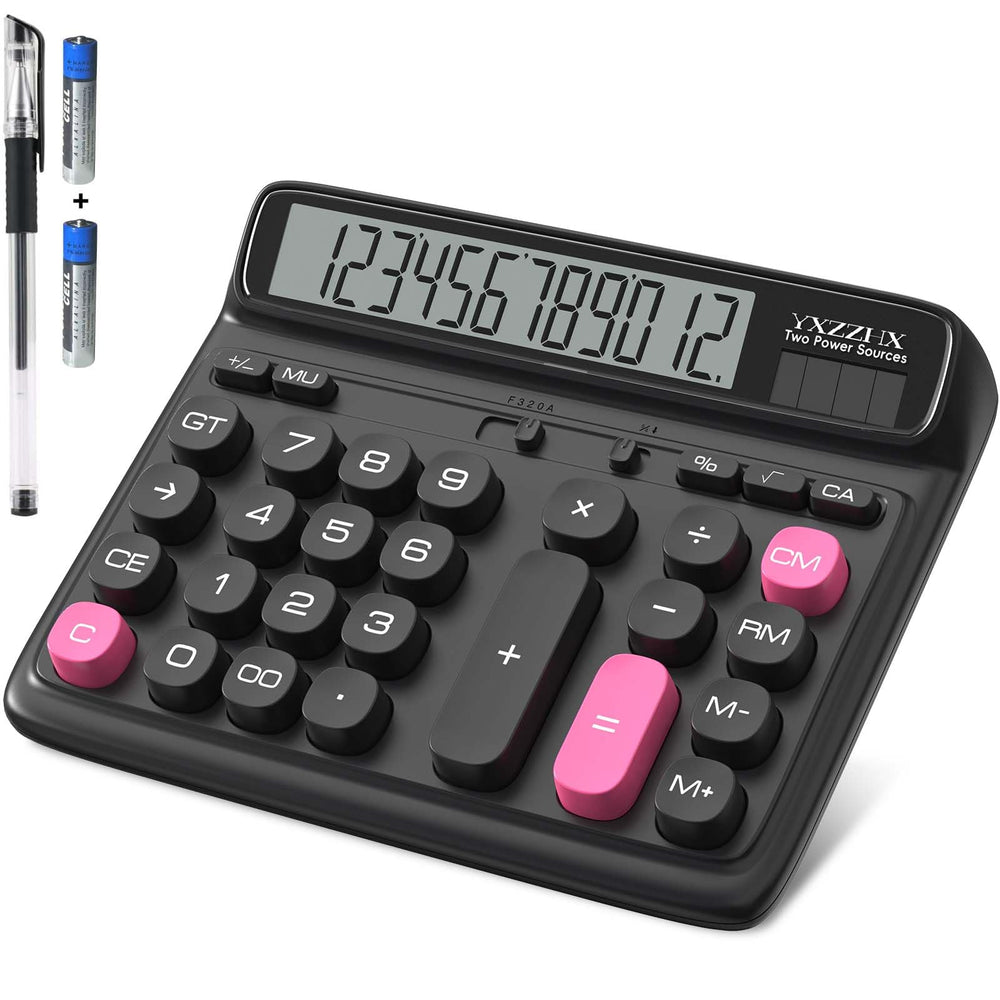 yxzzhx calculadora frontal con pantalla grande y lectura clara
