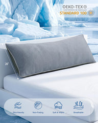 YZ HOME detalle de la textura del tejido refrigerante y elasticidad para frescura