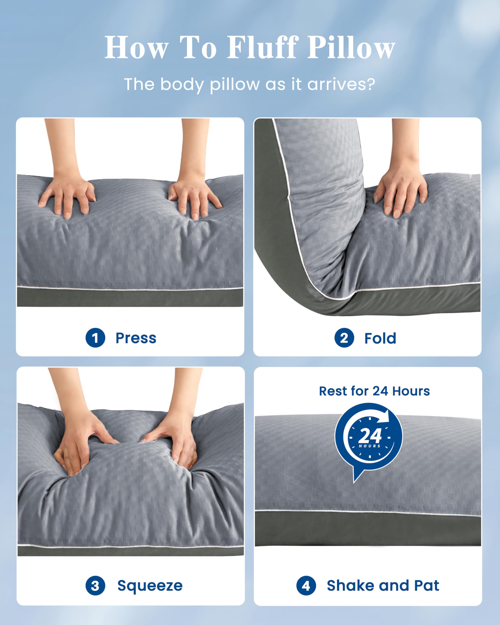 YZ HOME almohada en uso por persona durmiendo de lado para soporte lumbar y embarazo