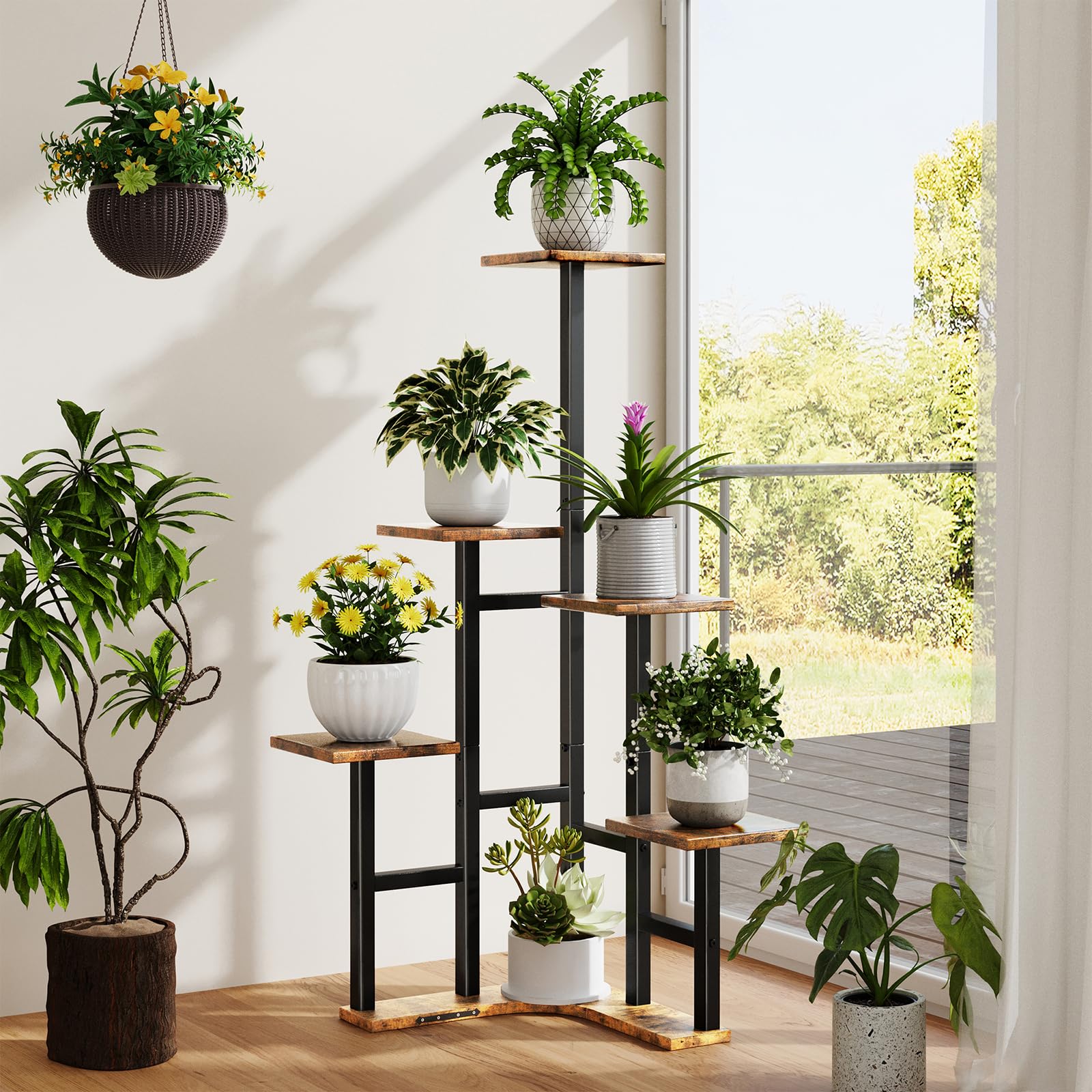Yzosvki decor and plant mix styling illustrating versatile display options