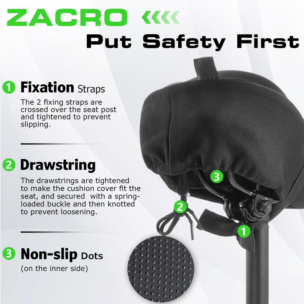 Zacro cubierta impermeable protegiendo el acolchado del agua