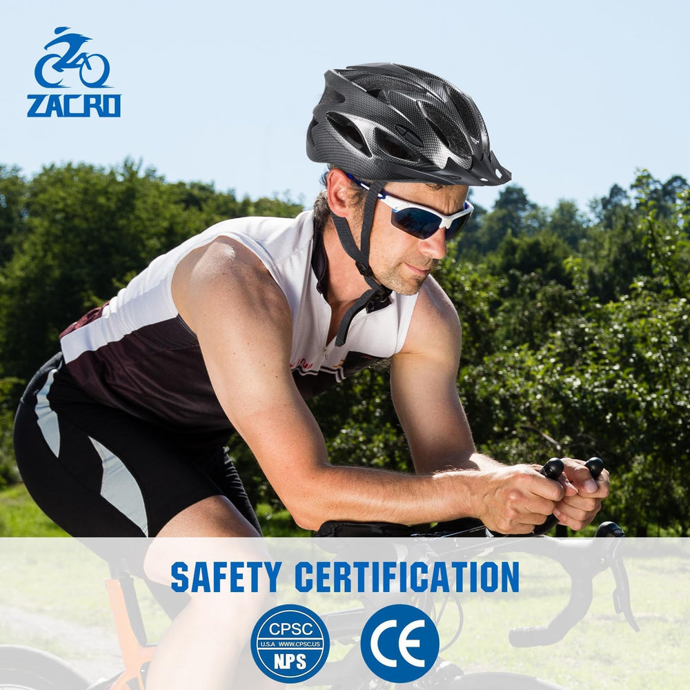 Zacro helmet on commuter wearing it during ride demonstrating daily usability