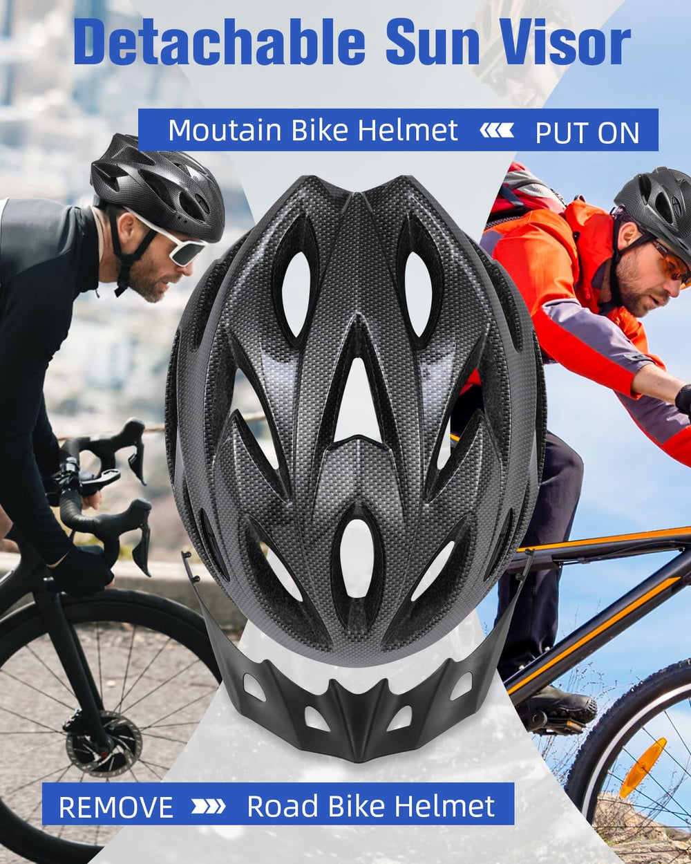Zacro helmet adjustment dial image showing easy-fit control for comfort
