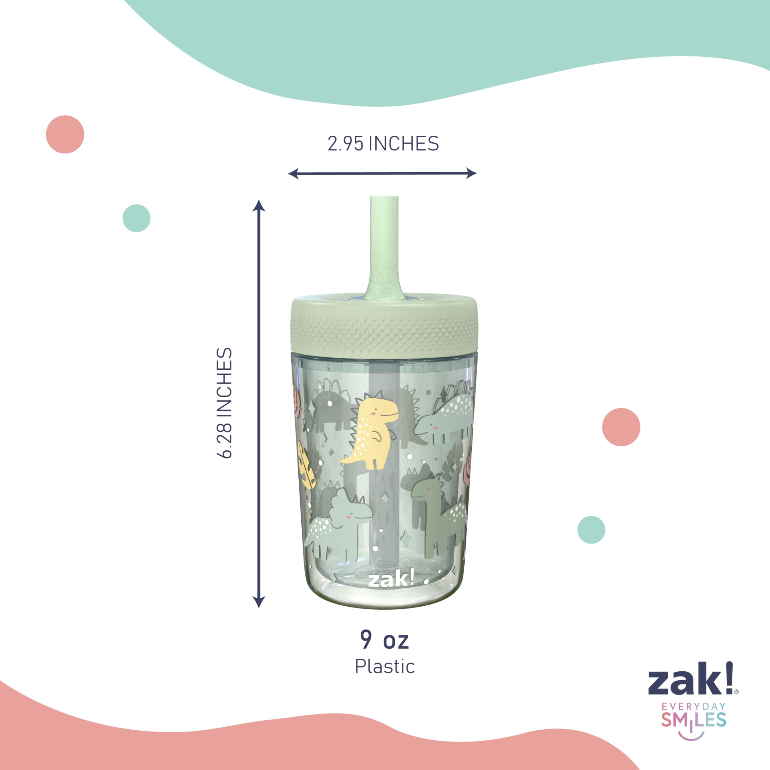 Zak Designs vasos en mesa familiar, diseños que integran la rutina