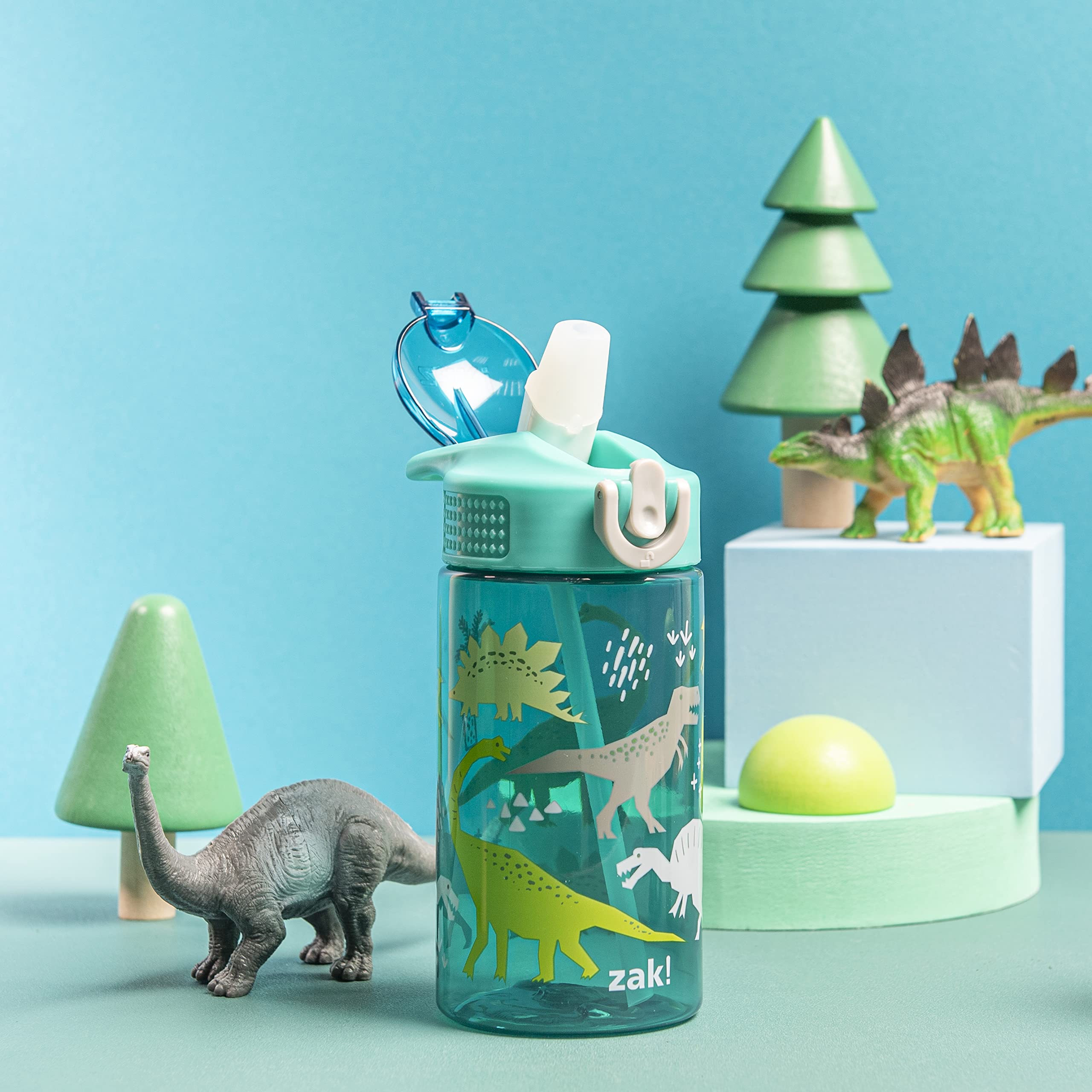 Zak Designs botella lateral con medidas y capacidad de 16 oz