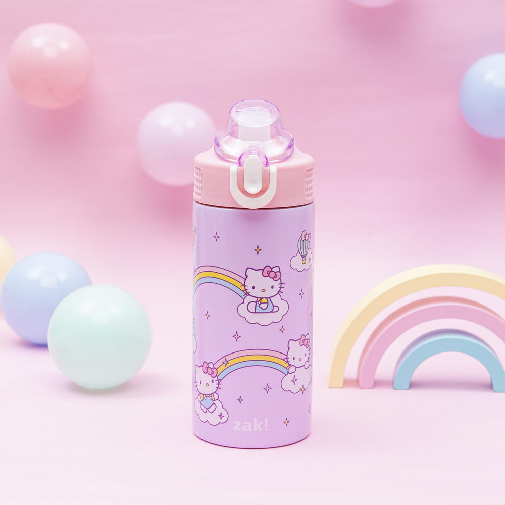 Zak Designs boquilla y popote desmontados listos para limpieza higiénica