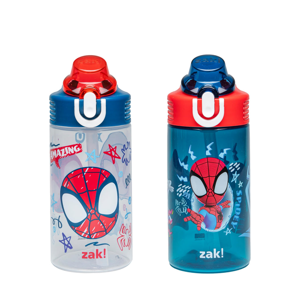 Zak Designs botella frontal con diseño Spider-Man Sage, bonita y fácil de usar
