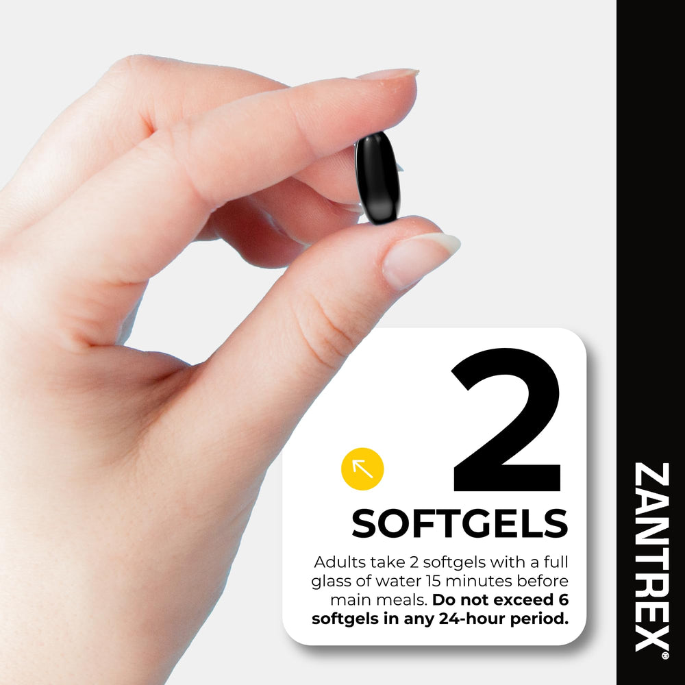 Zantrex ingredientes naturales dispuestos que sugieren apoyo al apetito