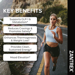 Zantrex detalle de cápsula para apreciar textura y fácil ingestión