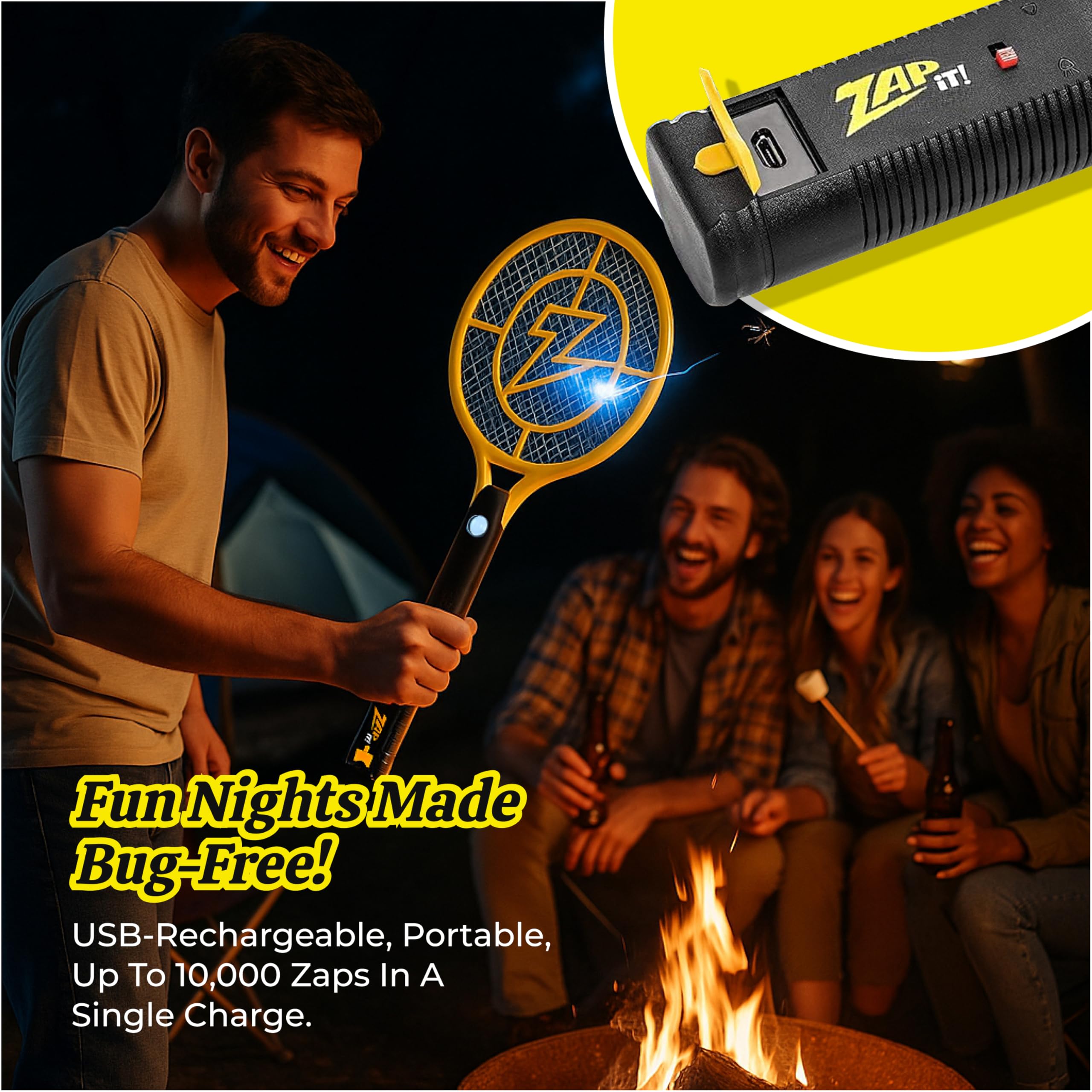 ZAP IT! label and control buttons displayed for safe activation and clear operation benefit