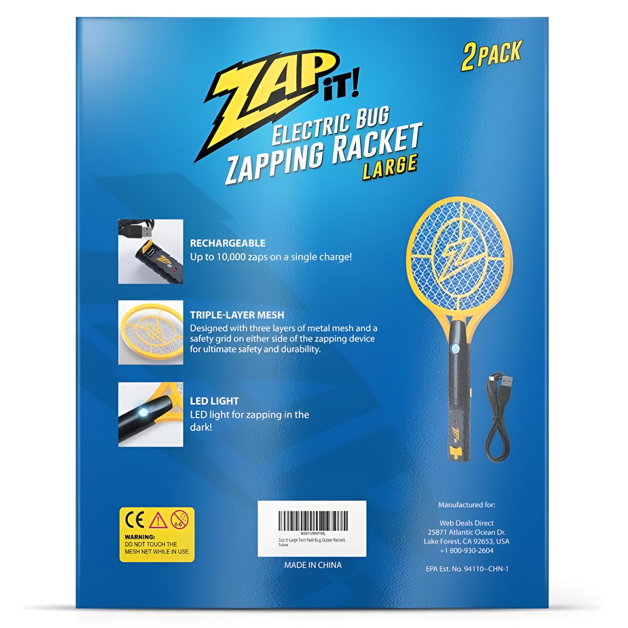ZAP IT! on patio with drinks showing outdoor use and bug-free comfort benefit