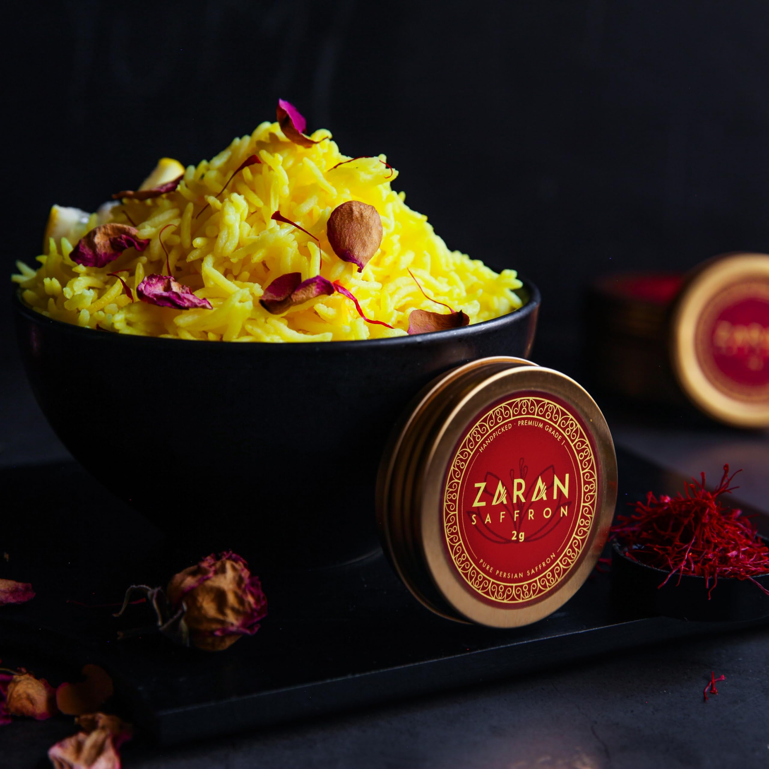 Zaran Saffron hebras en zoom con color intenso y apariencia premium