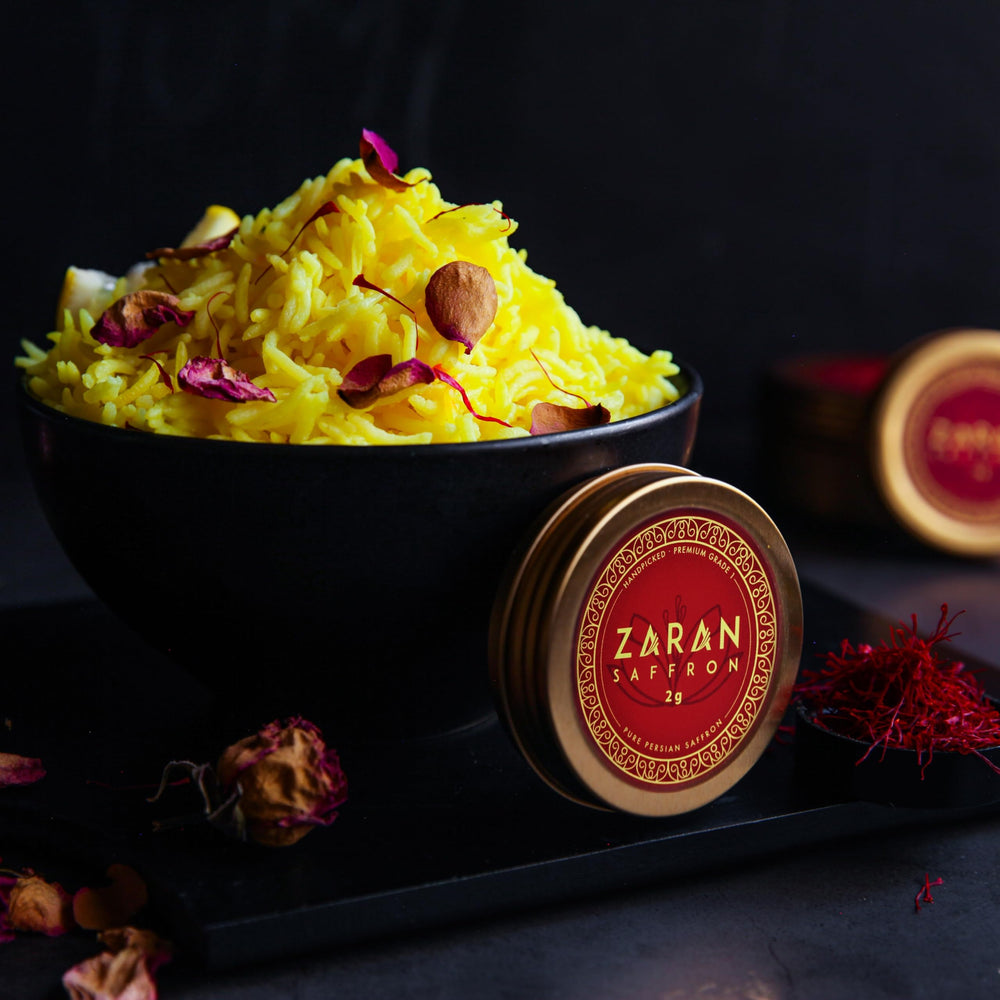 Zaran Saffron hebras en zoom con color intenso y apariencia premium