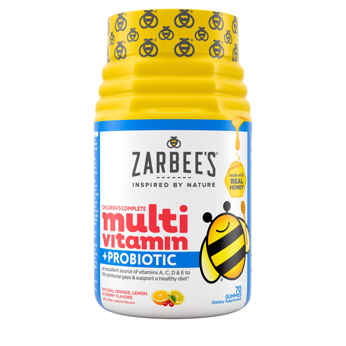 Zarbee's front packaging showing product and daily support benefit