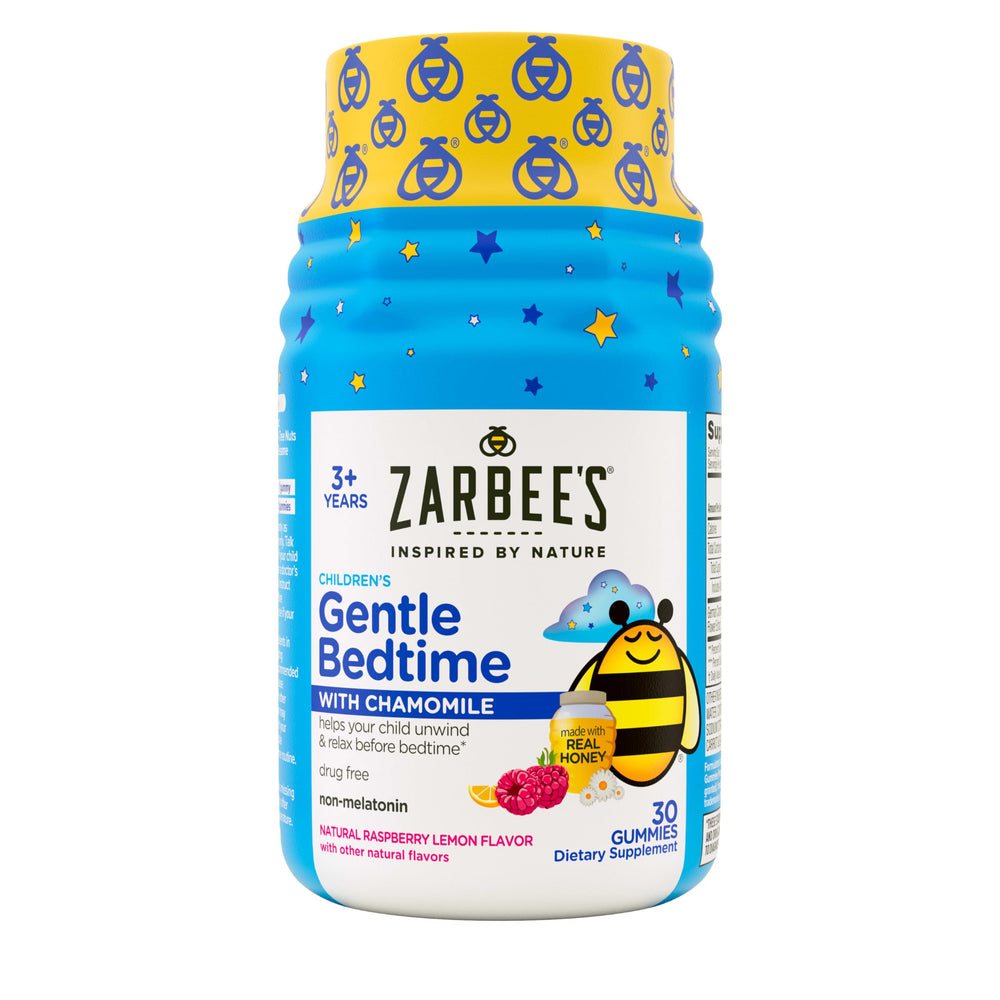Zarbee's envase frontal mostrando 30 gominolas y marca recomendada por pediatras