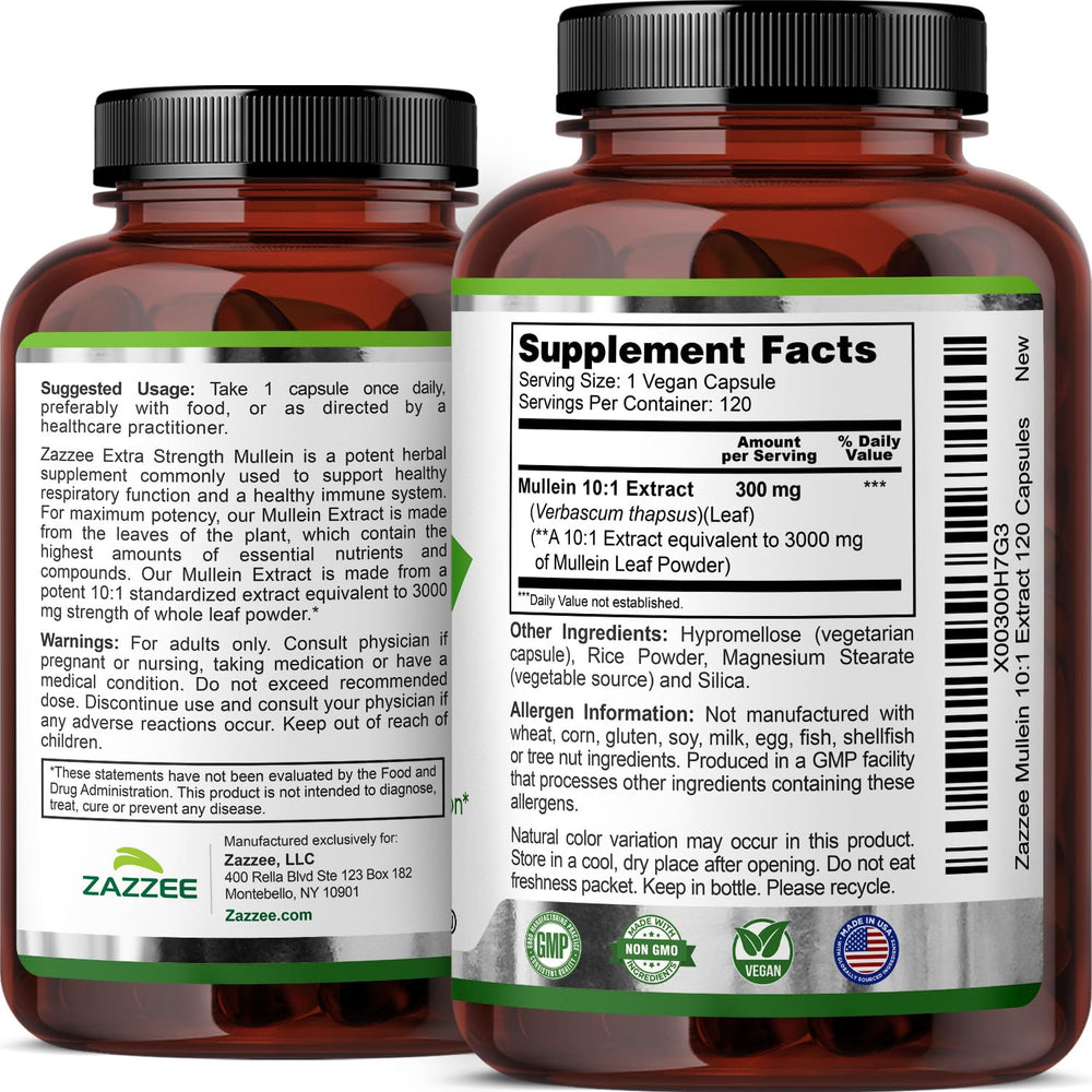Zazzee caja abierta con información nutricional visible y diseño claro