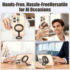 ZBHISHE smartphone apoyado en horizontal demostrando manos libres