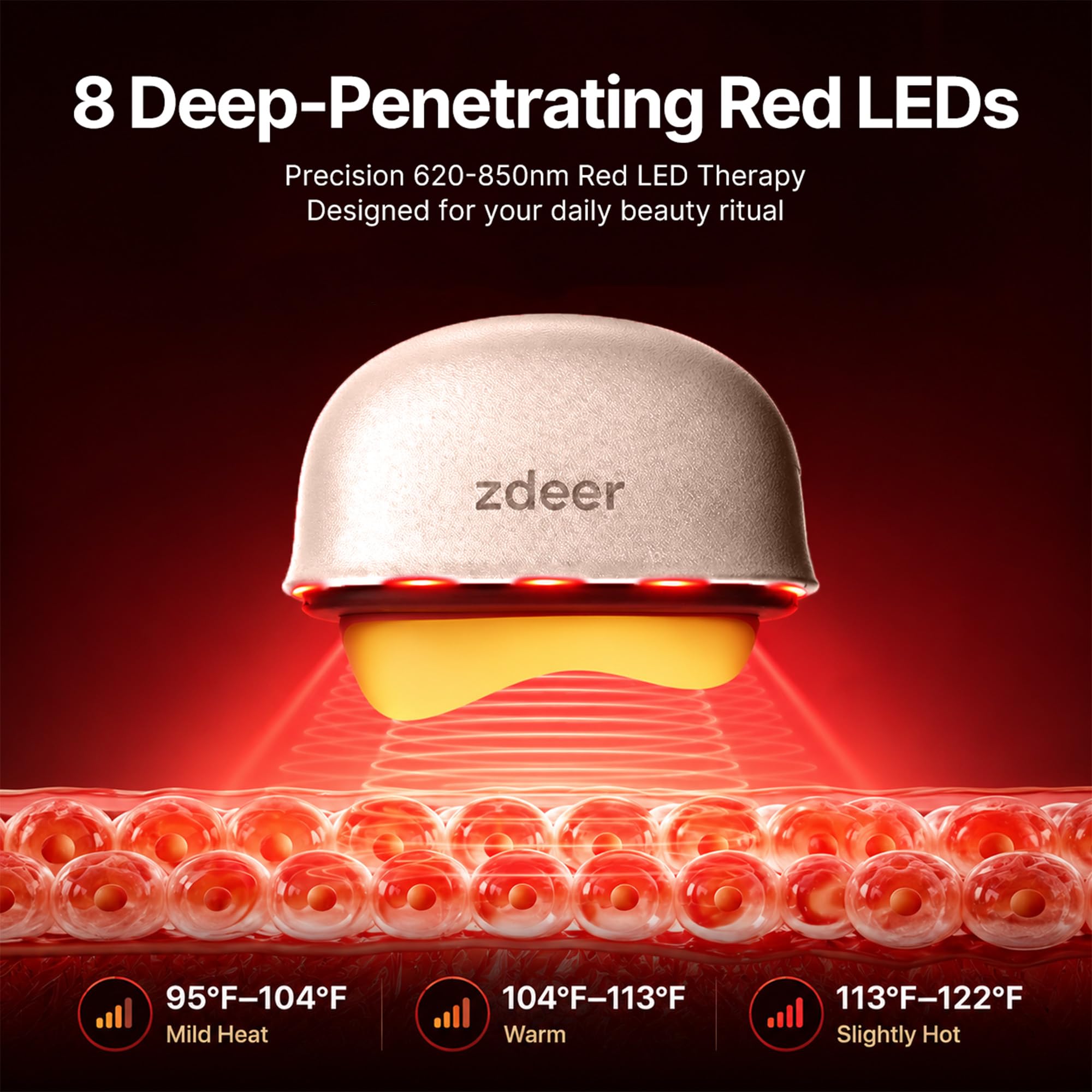 ZDEER GS5 comparación de tamaño con mano para evidencia de portabilidad
