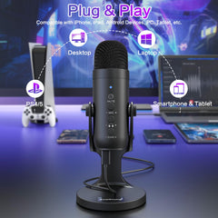 ZealSound K66 con auriculares en monitorización sin latencia para corrección instantánea
