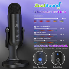 ZealSound K66 en setup de streaming aportando voz nítida para transmisiones