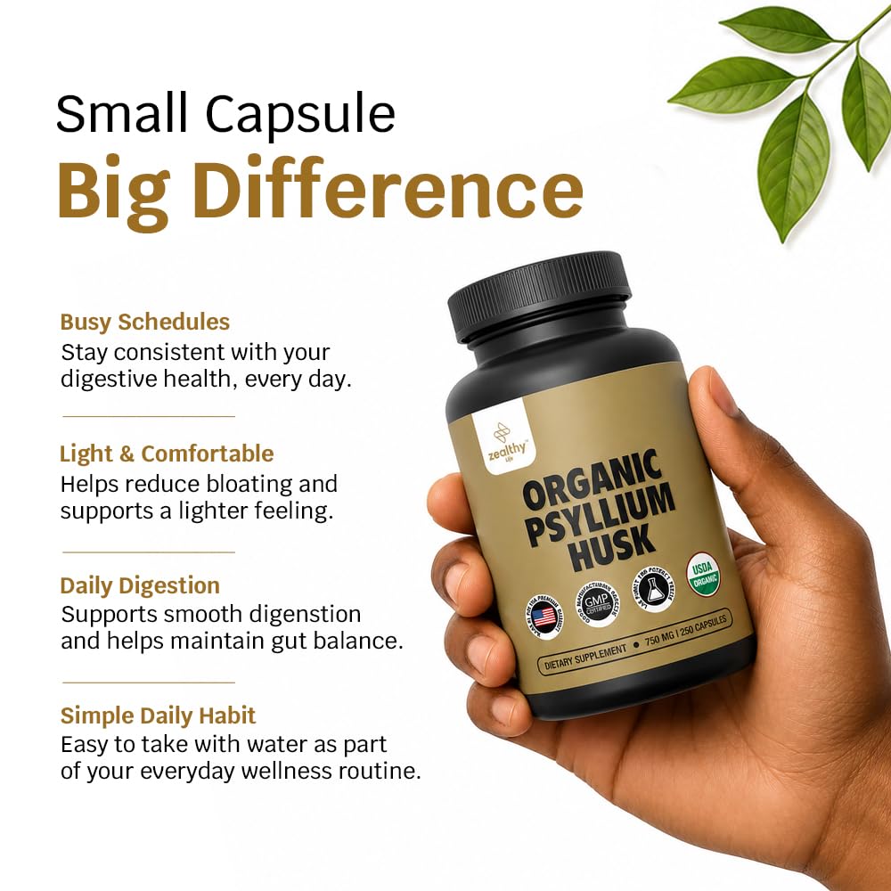Z Zealthy Life etiqueta con información nutricional clara y certificaciones