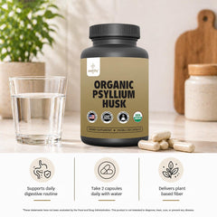 Z Zealthy Life cáscara de psyllium orgánico como ingrediente natural