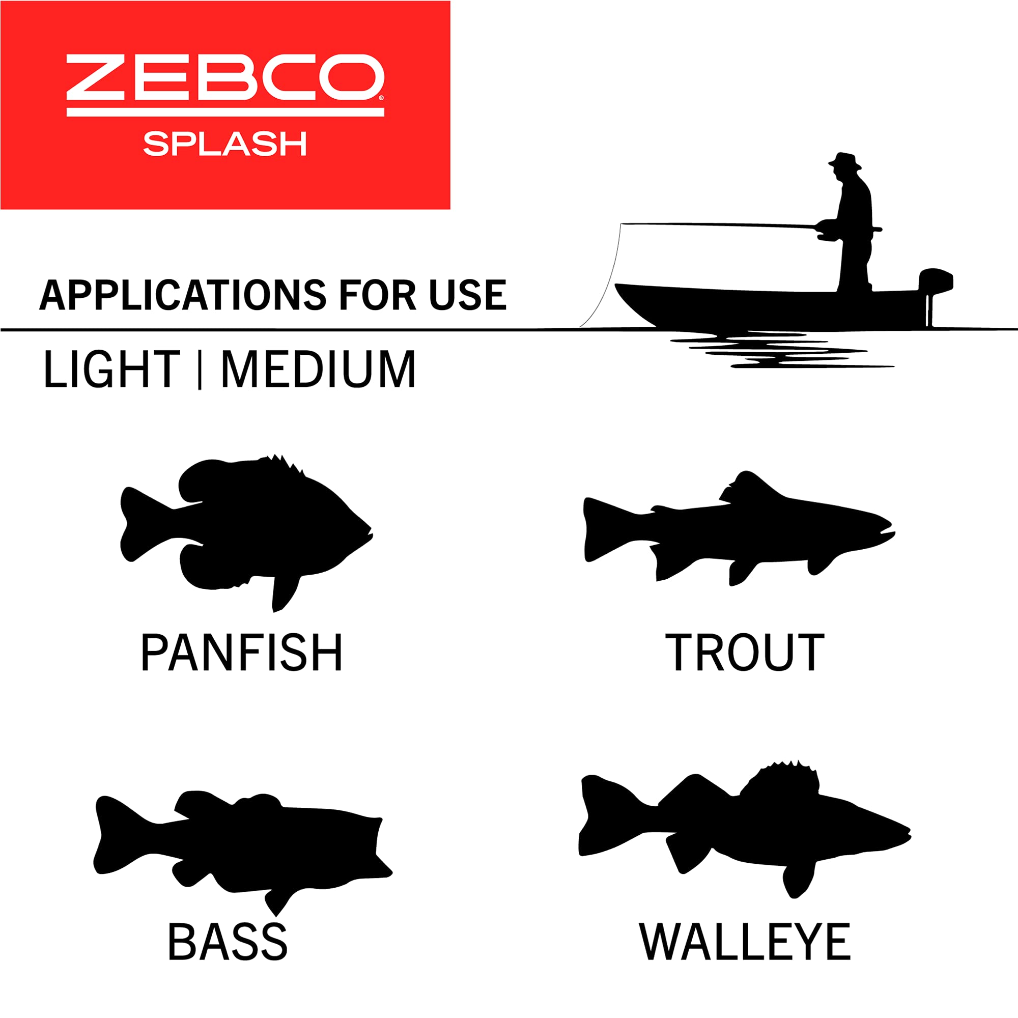 Zebco plug de casting incluido, práctica sin anzuelos en tierra
