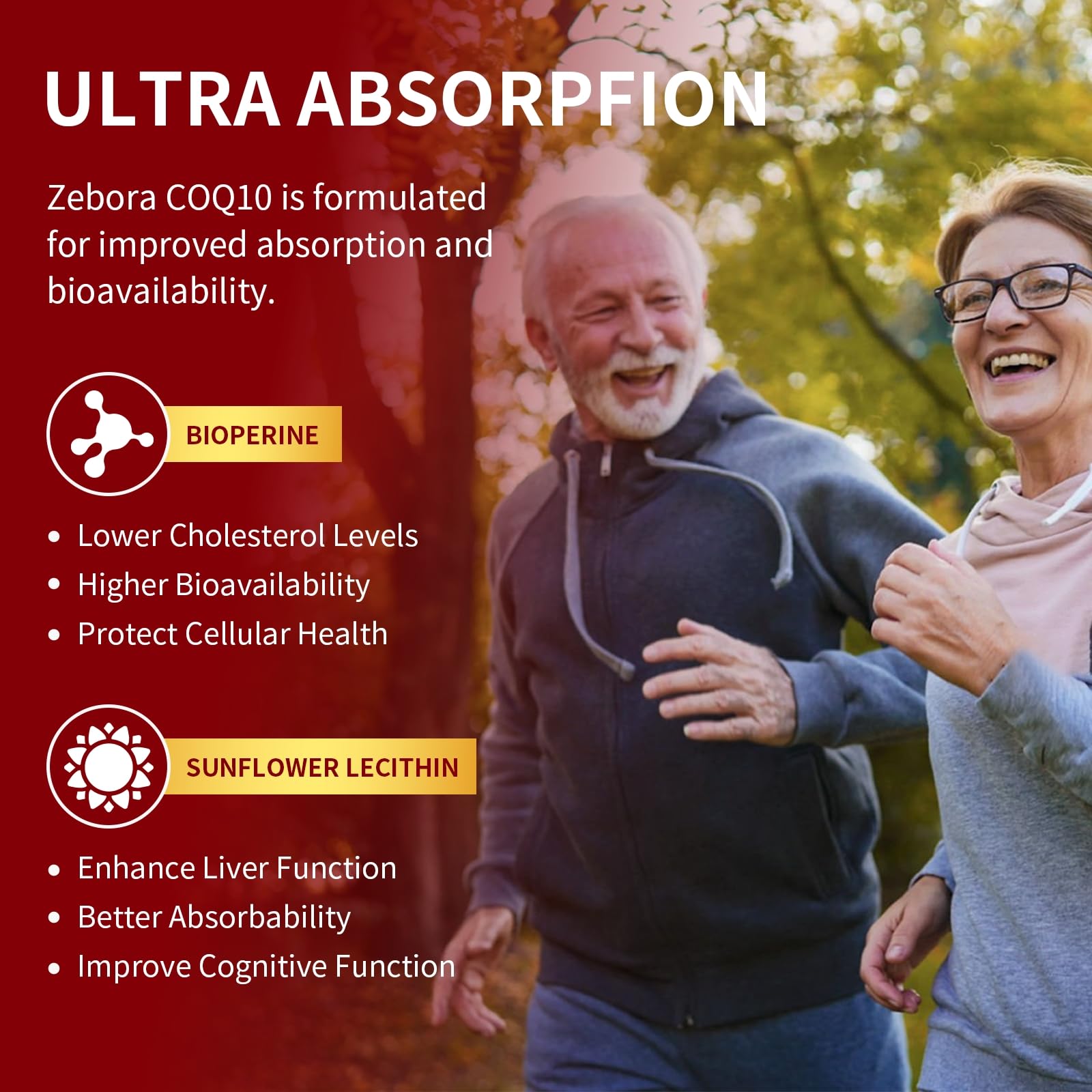 ZEBORA etiqueta nutricional legible que resalta dosis y pureza