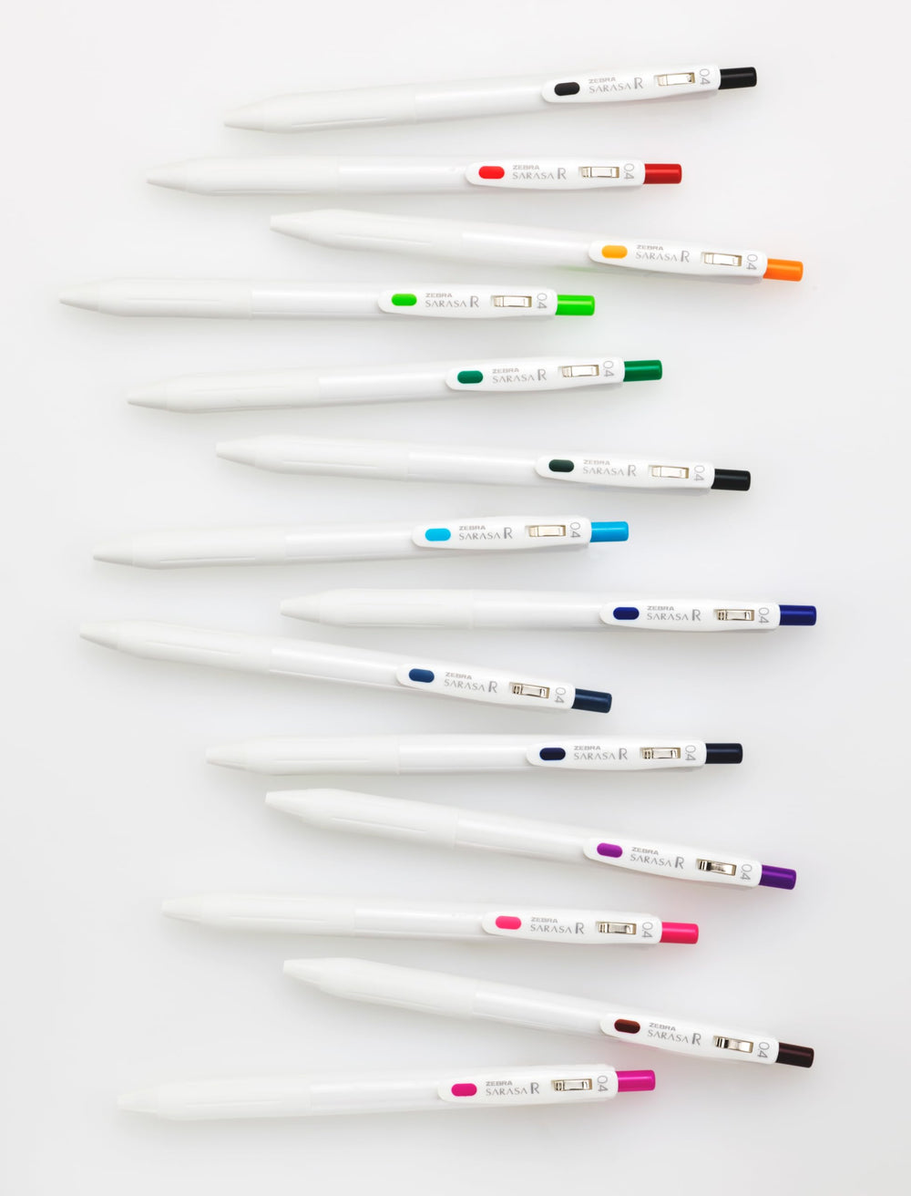 Zebra Pen comparación de escala junto a una regla para tamaño