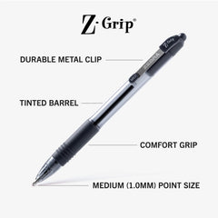 Zebra Pen primer plano de la punta 1.0 mm para trazos nítidos