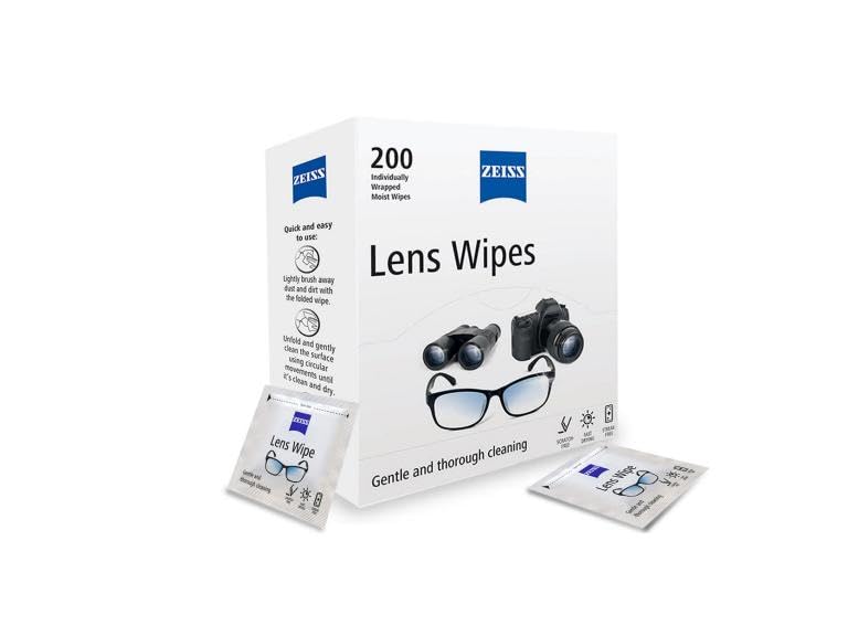 ZEISS toallitas en bolso, ideal para viajes y uso diario