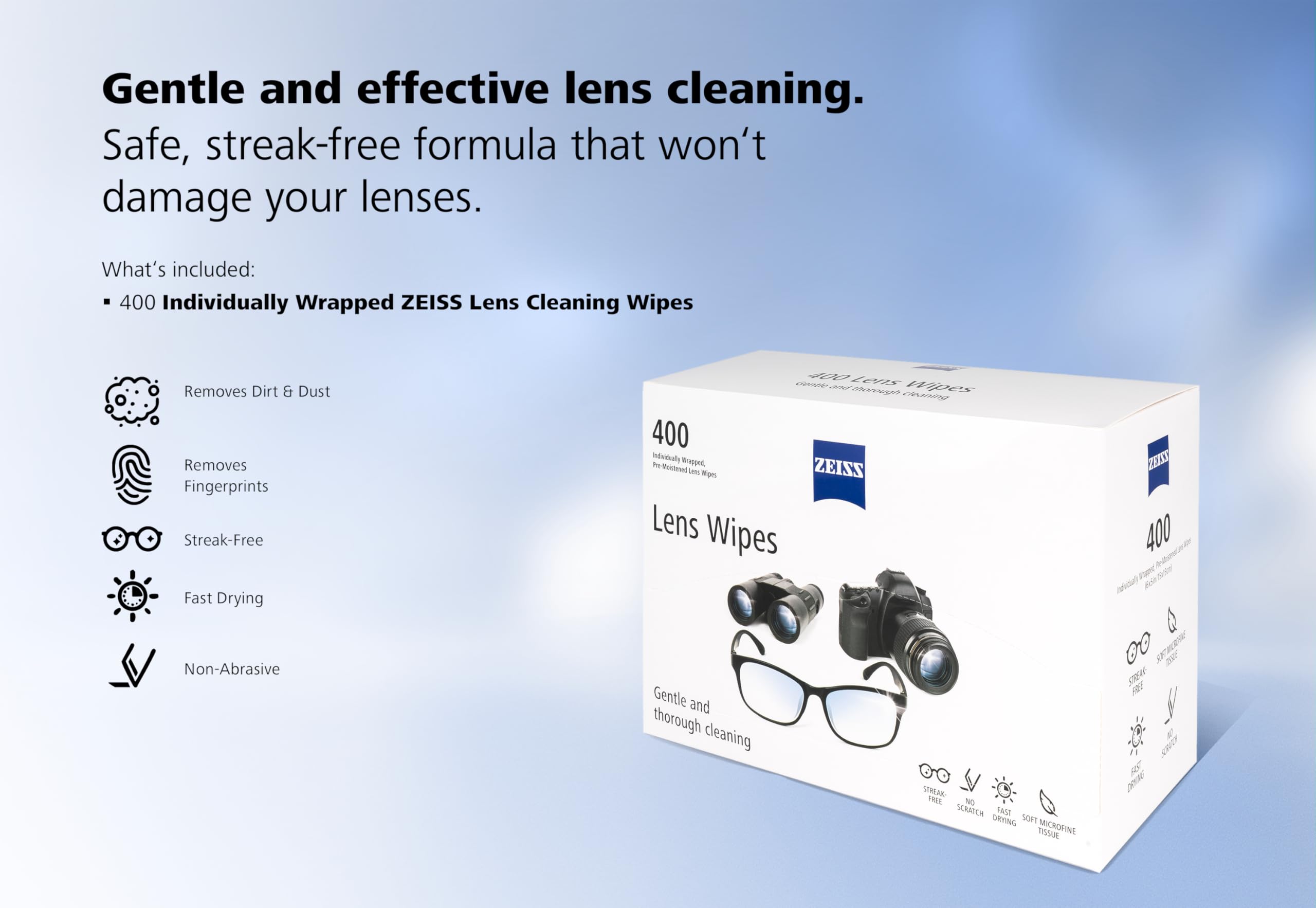 ZEISS uso en gafas de sol al aire libre para mantenimiento rápido
