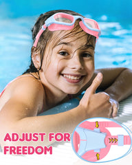 Zeligerstar niño usando gafas en piscina, visión clara y ajuste seguro