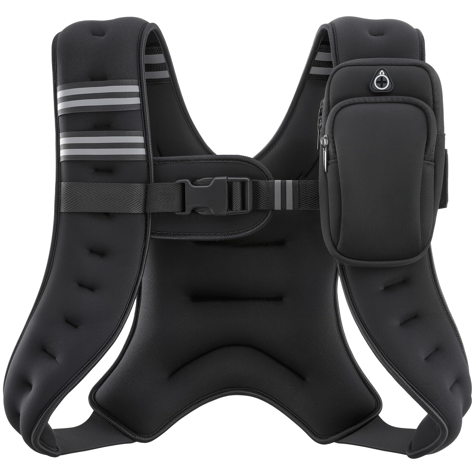 ZELUS vest front view showing snug fit and comfortable design